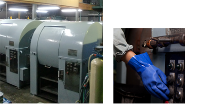 バレル加工写真